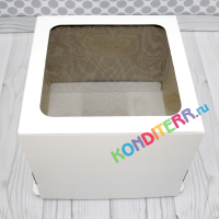 Короб 300*300*250 белый с окном