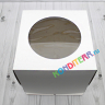 Короб 330*330*300 белый с окном