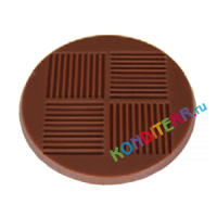 Украшение МЕДАЛЬОН молочный шоколад