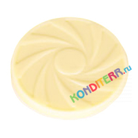 Украшение МЕДАЛЬОН белый шоколад