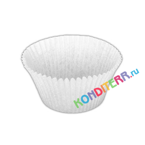 Капсула бумажная трюфель №140 55х42,5мм Белая, 1000шт