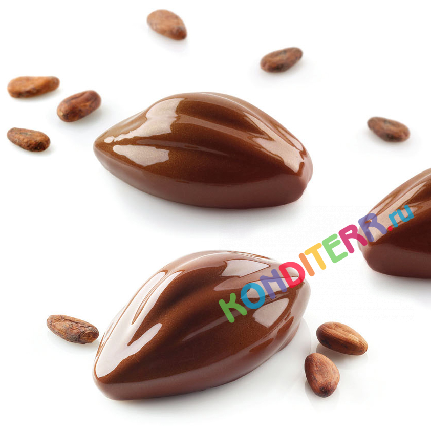 CACAO120 Силиконовая форма серая Какао 120мл + вырубка