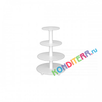 35079 Подставка для торта пластиковая, 4 яруса — Alcas