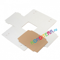 Короб 320*320*350 белый с окном