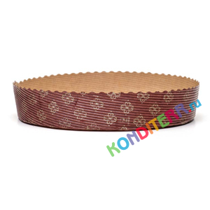 Форма бумажная для выпечки ПИРОГ 185/35 (без ламин.)