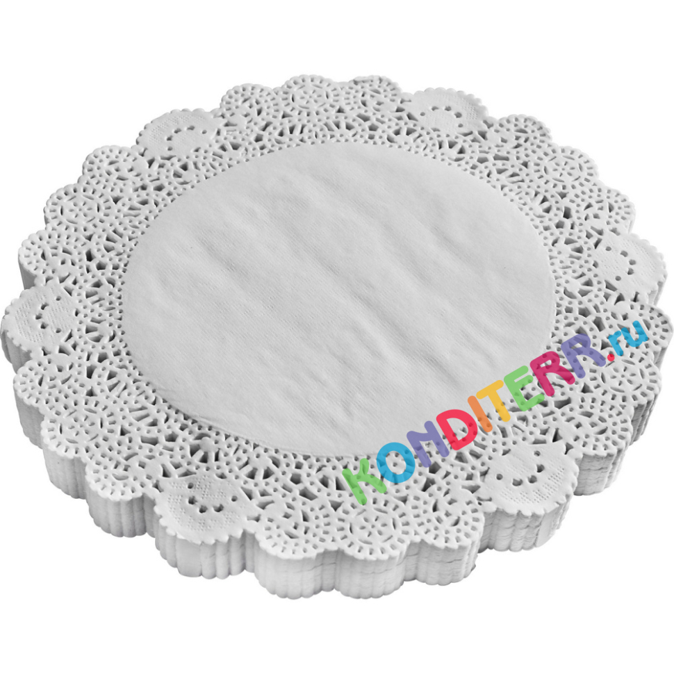 Салфетка бумажная круглая 18см, 250шт