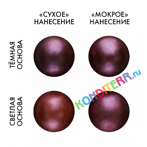 Пищевой сухой краситель 5г, Красный блеск