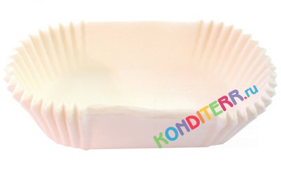 Капсула бумажная овал белая (34*136*h27мм), 1000 шт. 